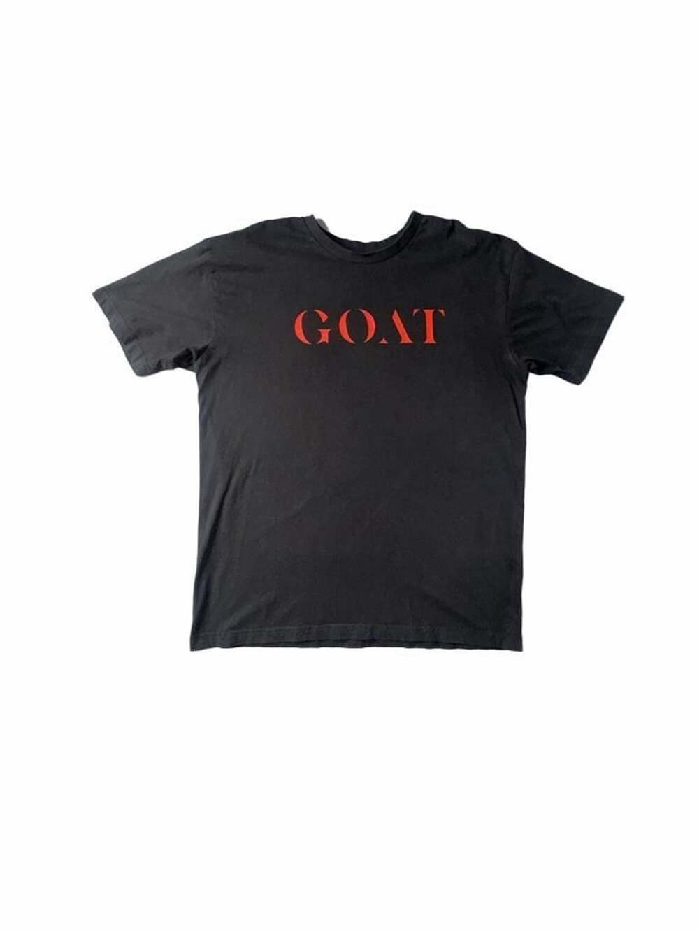 Fashion Nova GOAT Short Sleeve Tee Size XL Black Red Graphic T-Shirt